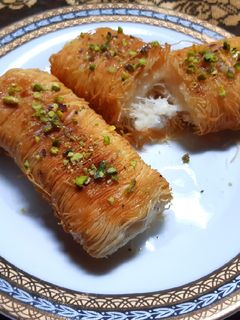 صورة لوصفة كنافة رولز بالجبنة