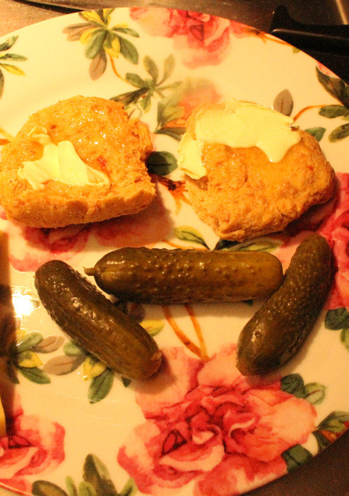 Una foto de Ciabattas integrales, con ajo y tomate
