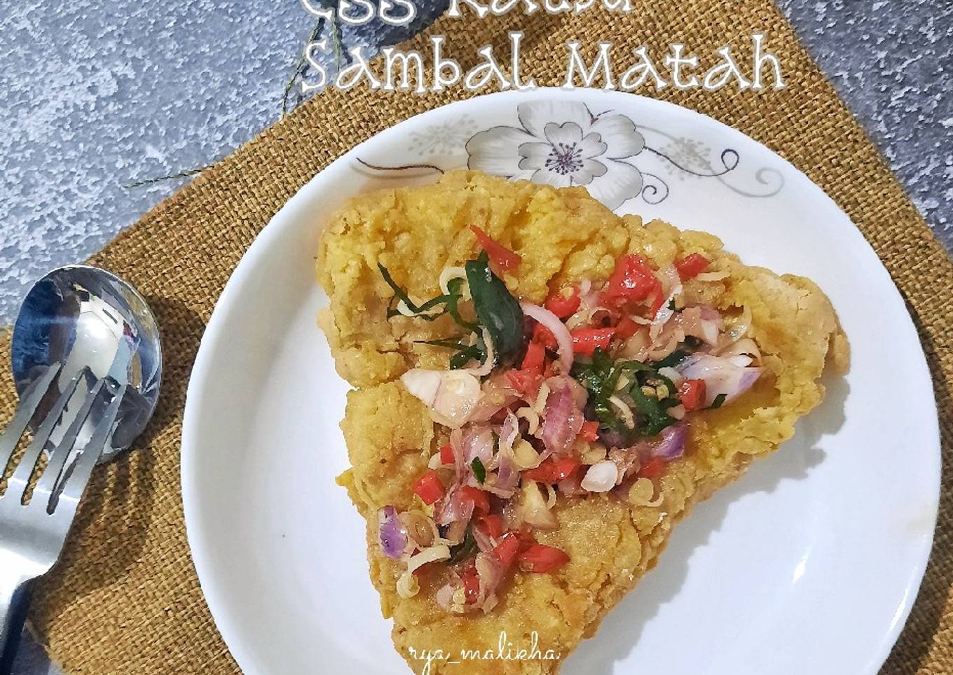 Telur hancur Katsu Sample Matah