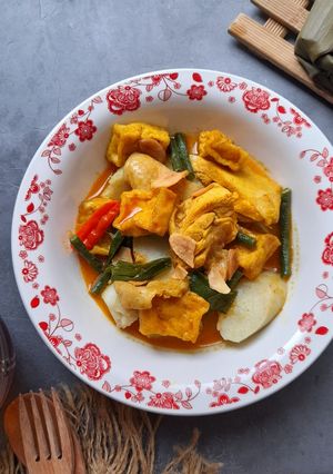 Foto resep Lontong Sayur Ayam Tahu