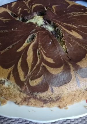 Una foto de Torta marmolada