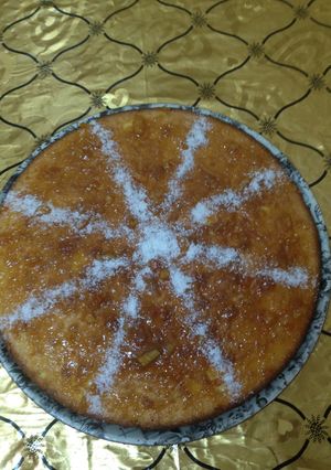 صورة لوصفة كعكه سهله وخفيفه وطيبه بتشهي 😋