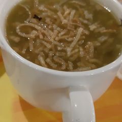 A picture of Chicken Noodles Soup.