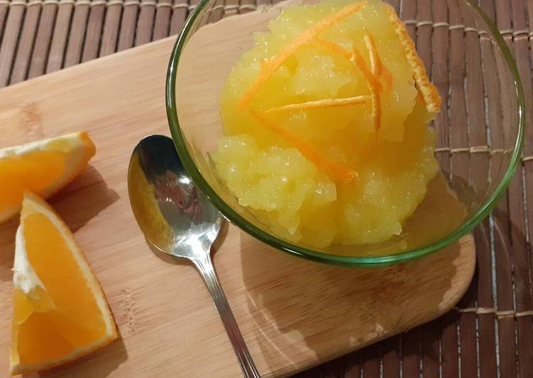 Crema vegana all'arancia