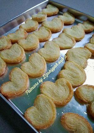 Foto resep HOMEMADE PALMIER renyah,kriuk-kriuk