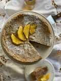 Karithopita - Pastel griego de nuez y aceite de oliva sin gluten y sin azúcar