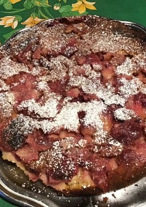 Une photo de Gâteau mousse aux pêches de vigne