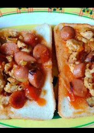 Foto resep Pizza Roti Tawar
