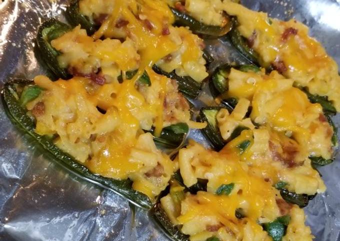 Leftover Mac 'n' Cheese Stuffed Jalapenos