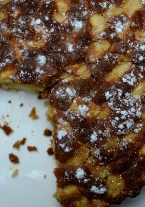 Una foto de Pastel de manzana al estilo francés