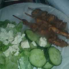 A picture of Chicken kebab.