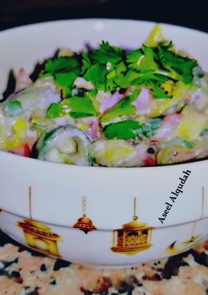 صورة لوصفة سلطة الخس على طريقتي 🥬