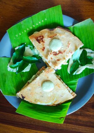 A picture of Akki Roti Sandwich.