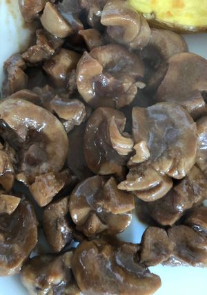 A picture of Ox (Beef) Kidney in Gravy.