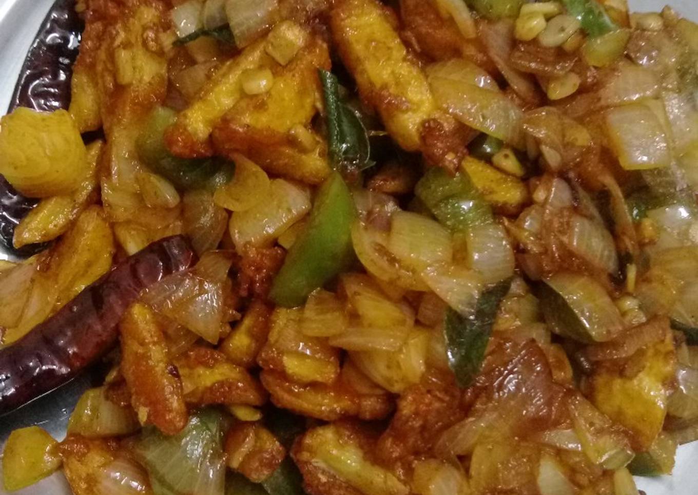 Honey chilli potato