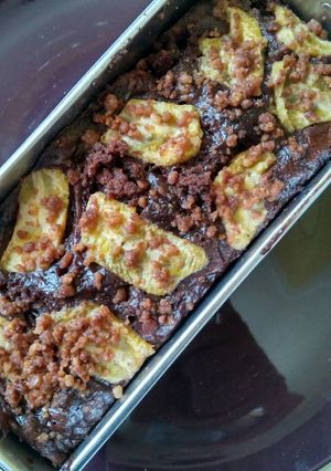 Foto resep Brownies Banana Nutty (Nutricake)