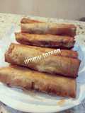 Spring rolls din nikaken nama da carrot