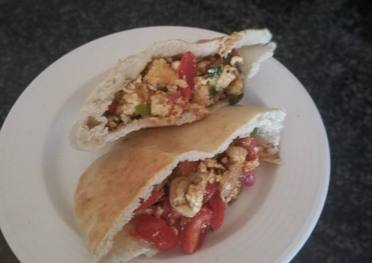 Steps to Make Homemade Chicken Pita