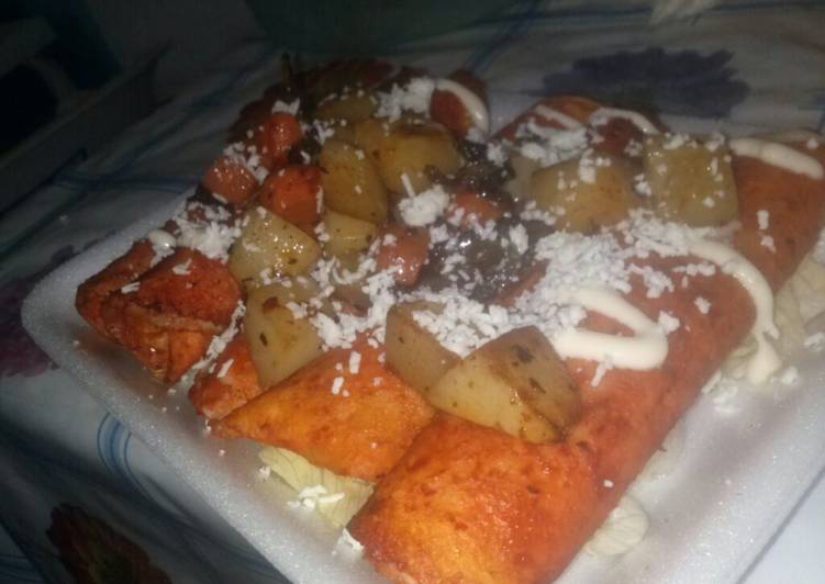 Enchiladas rojas