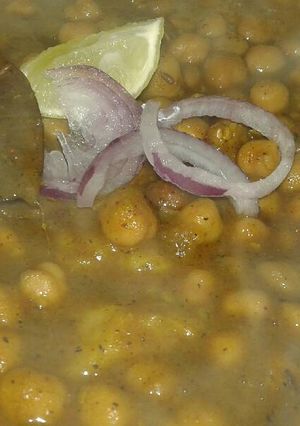A picture of Chana masala.