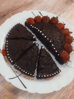 عکسی از دستور کیک خیس