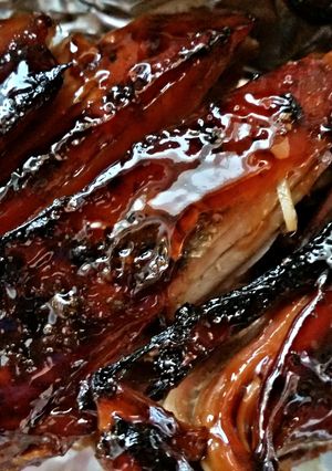 A picture of Crockpot Brown Sugar Balsamic Glazed Pork Tenderloin.