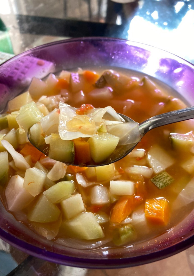Una foto de Sopa de verduras