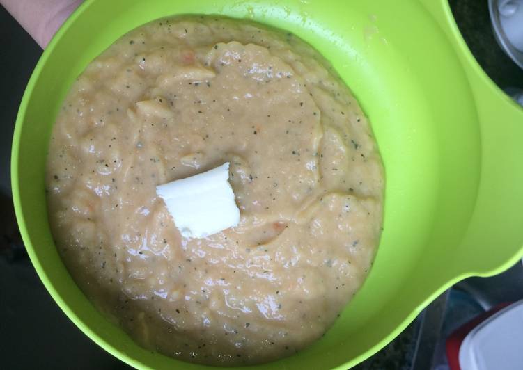 Resep: Mpasi Kentang Ayam Wortel Zukini Kaldu Ayam 7 bulan yang Gurih