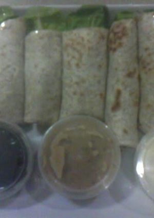A picture of Tortilla wrap salad.