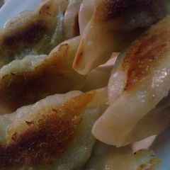 A picture of Garlic Ramps Gyoza.
