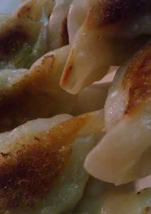 A picture of Garlic Ramps Gyoza.