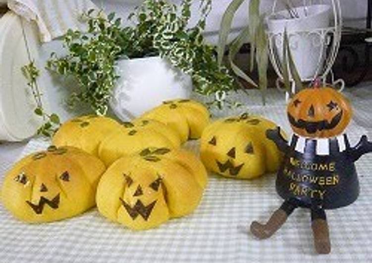 Simple Way to Prepare Speedy Kabocha Squash Halloween Bread