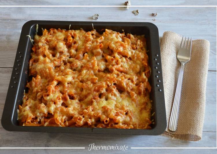 Macarrones exprés con atún con Thermomix