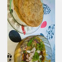 A picture of Sindhi Dal Pakwan.