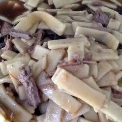A picture of Best beef and noodles.