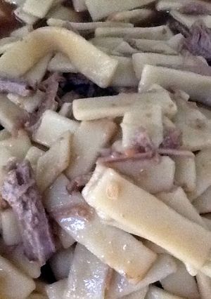 A picture of Best beef and noodles.