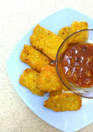 Foto resep Nuget Tempe Saus Pedas