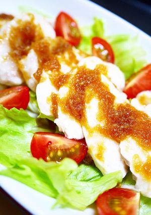 A picture of Chilled Chicken Breast for the Summertime.