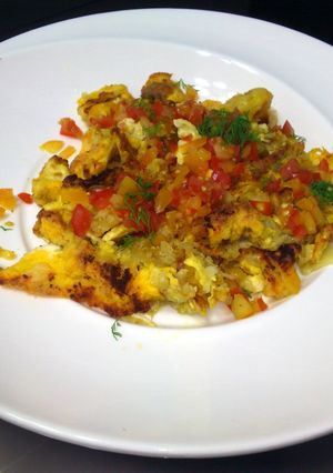 A picture of Cheese Hash Brown Omelette.
