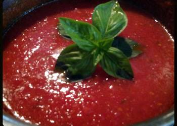 Easy Recipe AMIEs TOMATO SAUCE Version 2 Savory Delicious