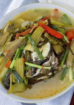 Hình của món Canh Cá nấu dưa.