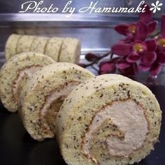 A picture of Delicious ! Fragrant Black Tea Roll Cake.