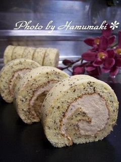 A picture of Delicious ! Fragrant Black Tea Roll Cake.