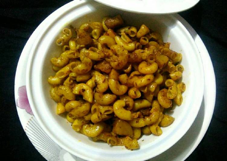 Step-by-Step Guide to Make Ultimate Mushroom macaroni aloo