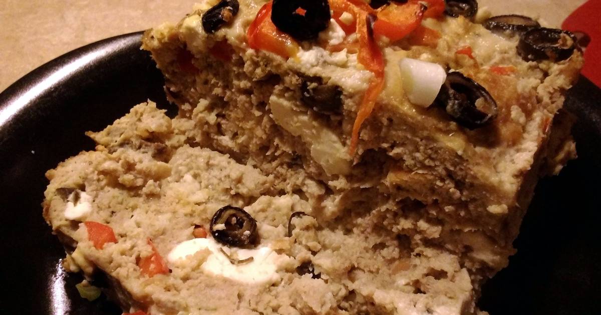 Mediterranean chicken meatloaf