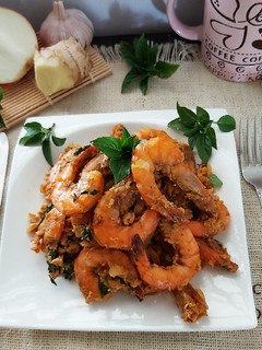 Foto resep 🦐 Udang Goreng Saus Telur 🦐