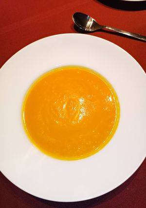 Una foto de Crema de calabaza con toque de canela en Mambo Cecotec
