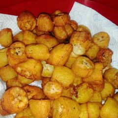 A picture of Fried sweet bananas.