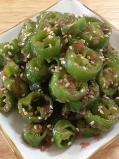 韓式涼拌大醬辣椒고추된장무침 的食譜成品照片