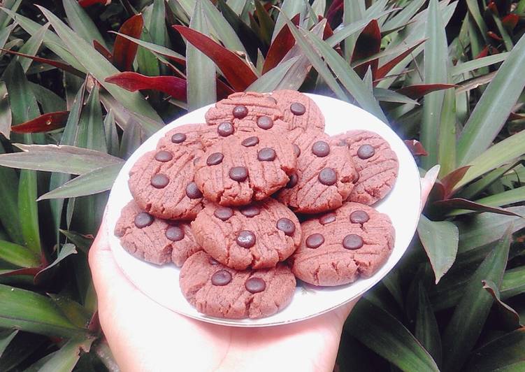 Cookies chocolatos teflon